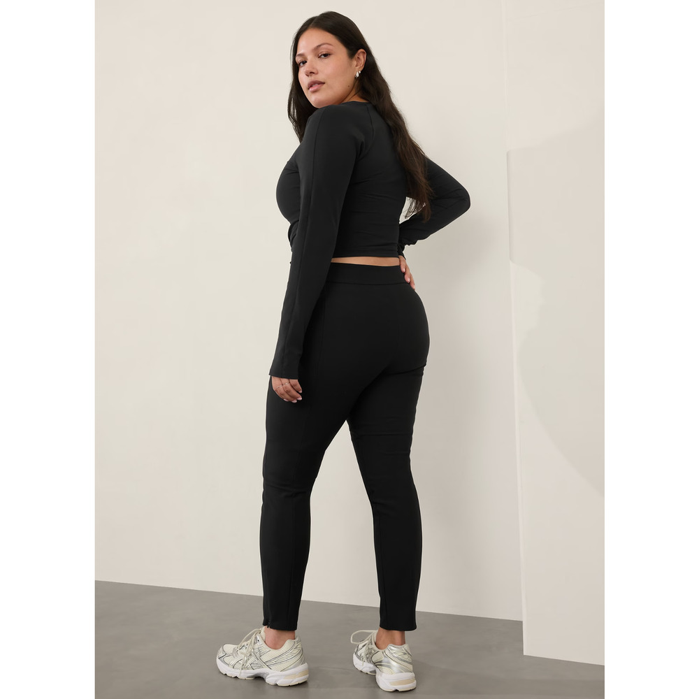 Athleta Stellar Tight Pant Pocket Plus Size Black Plus Size Athleisure US 26 NWT - Picture 2 of 16